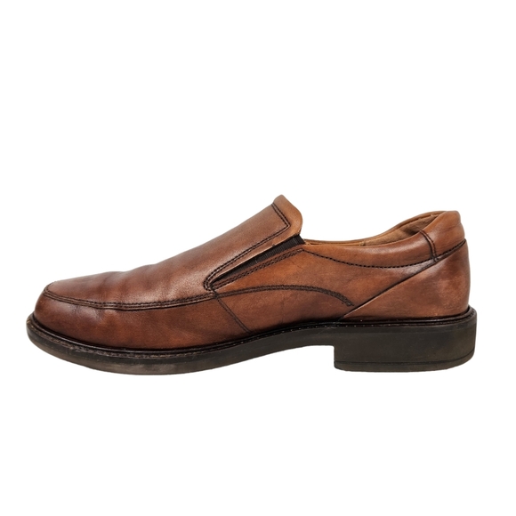 Ecco Holton Apron Toe Slip On Brown Leather Loafers Mens Size 10 to 10.5 EU 44 main image 12
